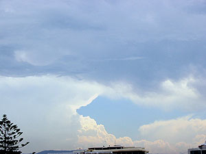 Storm near Bowral that had severe warning out