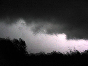 lightning illuminates the storm  line