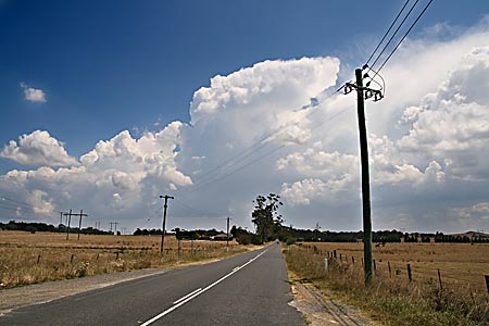 Early convection west of Moss Vale