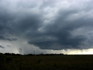 The storm starts a new severe stage - Darkes Forest, NSW