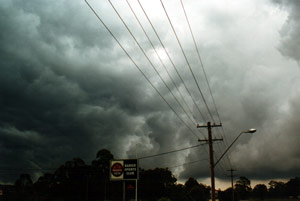 Old guster front starting to convect