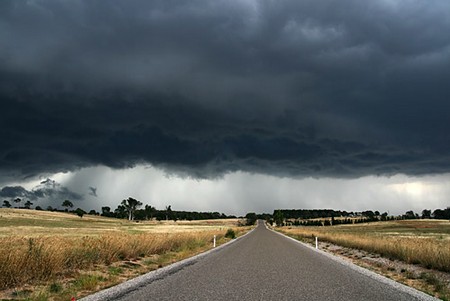 Dark base, but outflow dominated