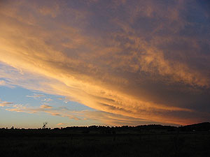 Sunset near Glen Innes