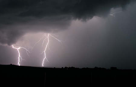 Lightning SW of Goulburn