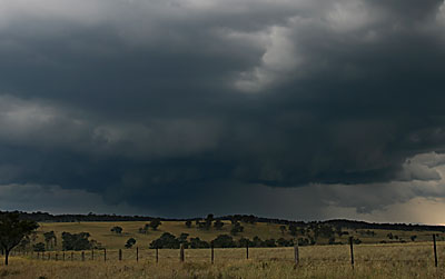 First storm of the day near Ebor