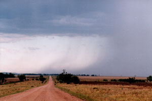 The rain foot here extends 2 - 5kms from the shaft