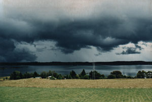 A squall line developing