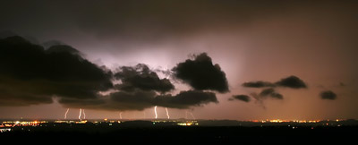 Lightning over Sydney