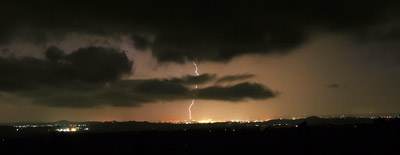 Lightning over SW Sydney