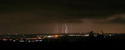Lightning over SW Sydney
