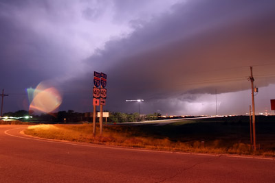 Looking SW towards Hays