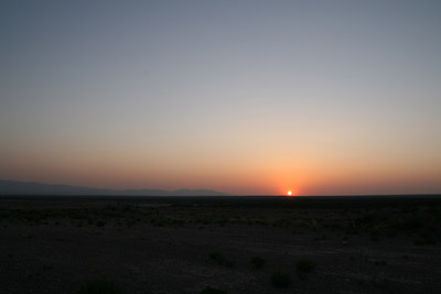 Sunset near El Paso